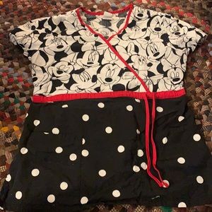 Disney scrub top